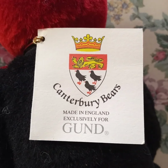 NWT Collectible 1992 Gund Bear - Picture 5 of 8